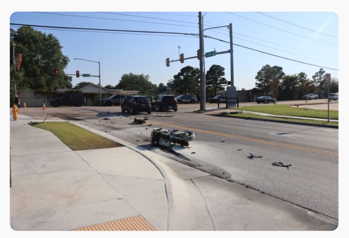 TULSA, Oklahoma, Motorcyclist Ashton Meyer Tragically Loses Life in Fiery Multi-Vehicle Crash Wednesday Afternoon
