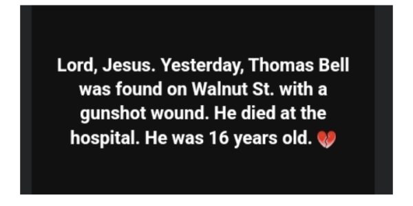 Cincinnati, Ohio – Thomas Bell Dies After Shooting Leaves Teen Critically Injured Near Grant Park