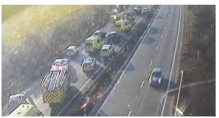 Measham A42 Multi-Vehicle Crash Leaves Victims Passes Away, Southbound Lane Closed, Emergency Response Underway