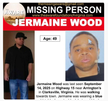 Mecklenburg County, Virginia resident Jermaine Wood passes away after body recovered from Longwood Campground lake
