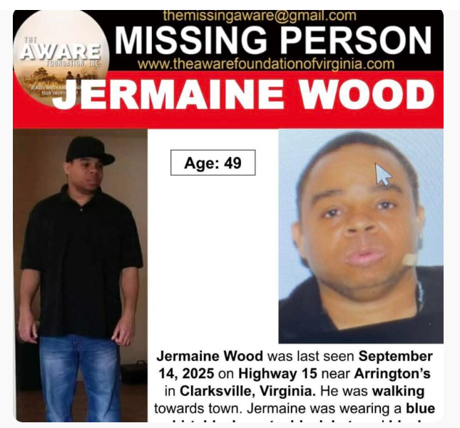 Mecklenburg County, Virginia resident Jermaine Wood passes away after body recovered from Longwood Campground lake