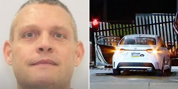Manhunt for Donald Henson after car rams into FBI office entrance gate in ‘act of terror’