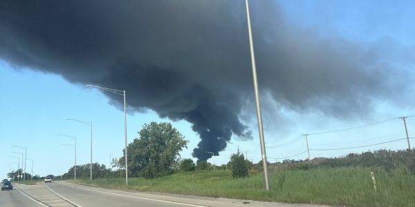 Chicago Heights junkyard fire causes heavy smoke
