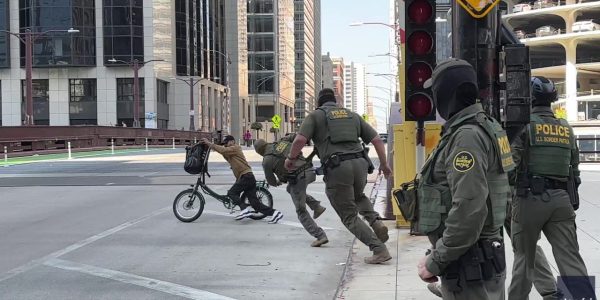 Bicyclist escapes Border Patrol in Chicago after claiming he's 'not a U.S. citizen'