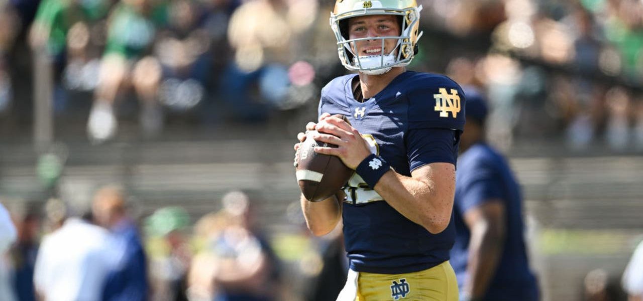 No. 21 Notre Dame is relying on a high-scoring offense to get back into the playoff picture