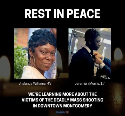 Montgomery, Alabama — A wave of heartbreak has swept through the city after the fatal downtown mass shooting that claimed the life of Shalanda “Rena” Williams,