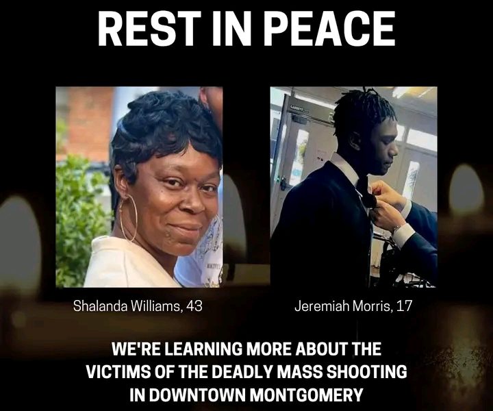 Montgomery, Alabama — A wave of heartbreak has swept through the city after the fatal downtown mass shooting that claimed the life of Shalanda “Rena” Williams,
