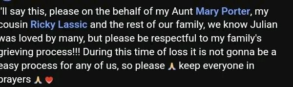 WASHINGTON, PENNSYLVANIA — Julian Lassic, 20, was fatally shot outside Joe’s Bakery just before 3 a.m. on Saturday, leaving the community in shock