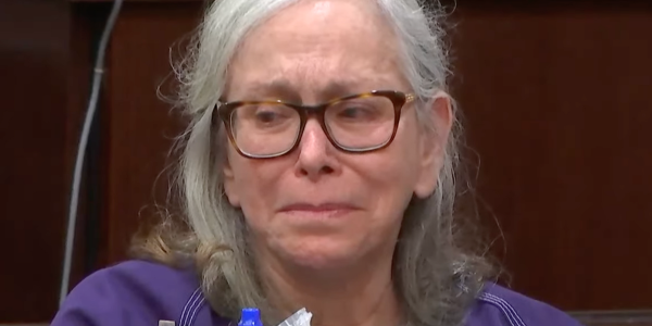 Florida grandma sobs and swears her innocence in court as she faces life in prison for son-in-law’s murder plot