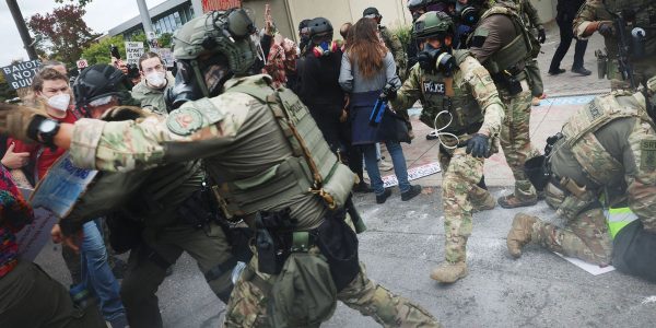 Musician playing ‘Ghostbusters’ outside ICE facility is arrested by agents: ‘Why are they targeting a clarinetist?’
