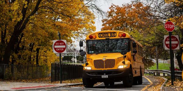 Video reveals moment dad took six-year-old daughter on to school bus to beat up ‘bully’