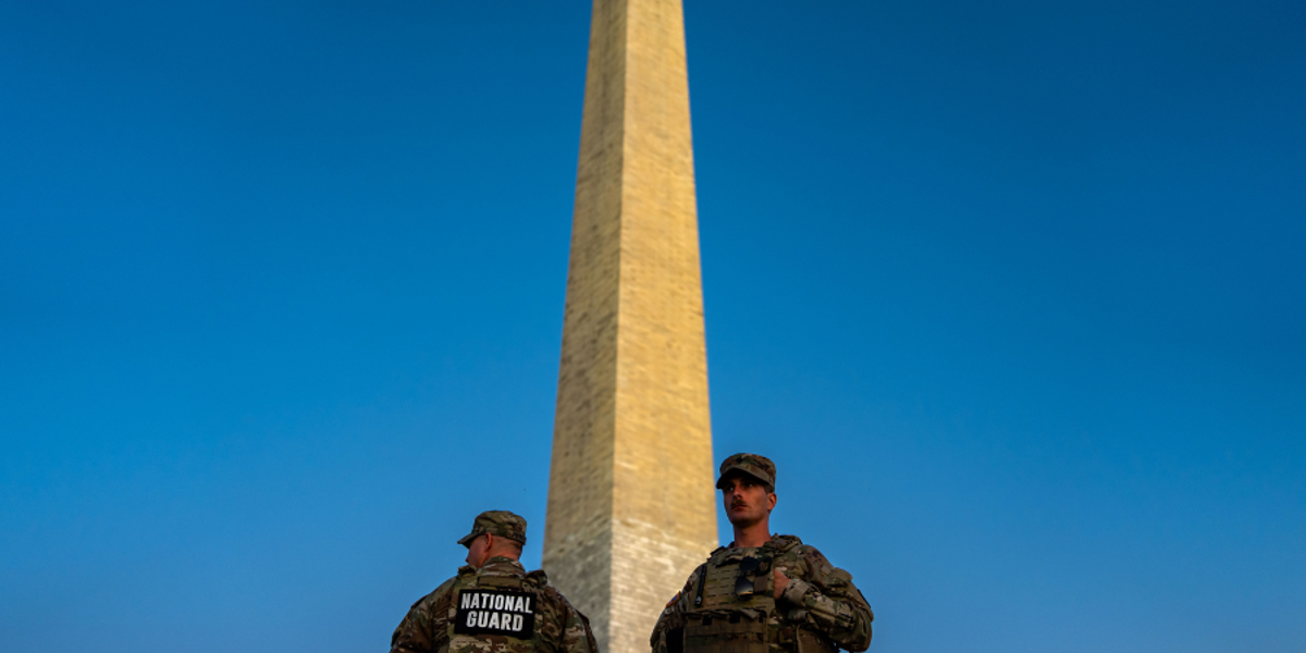 DC man who followed troops around playing Darth Vader theme sues over his arrest