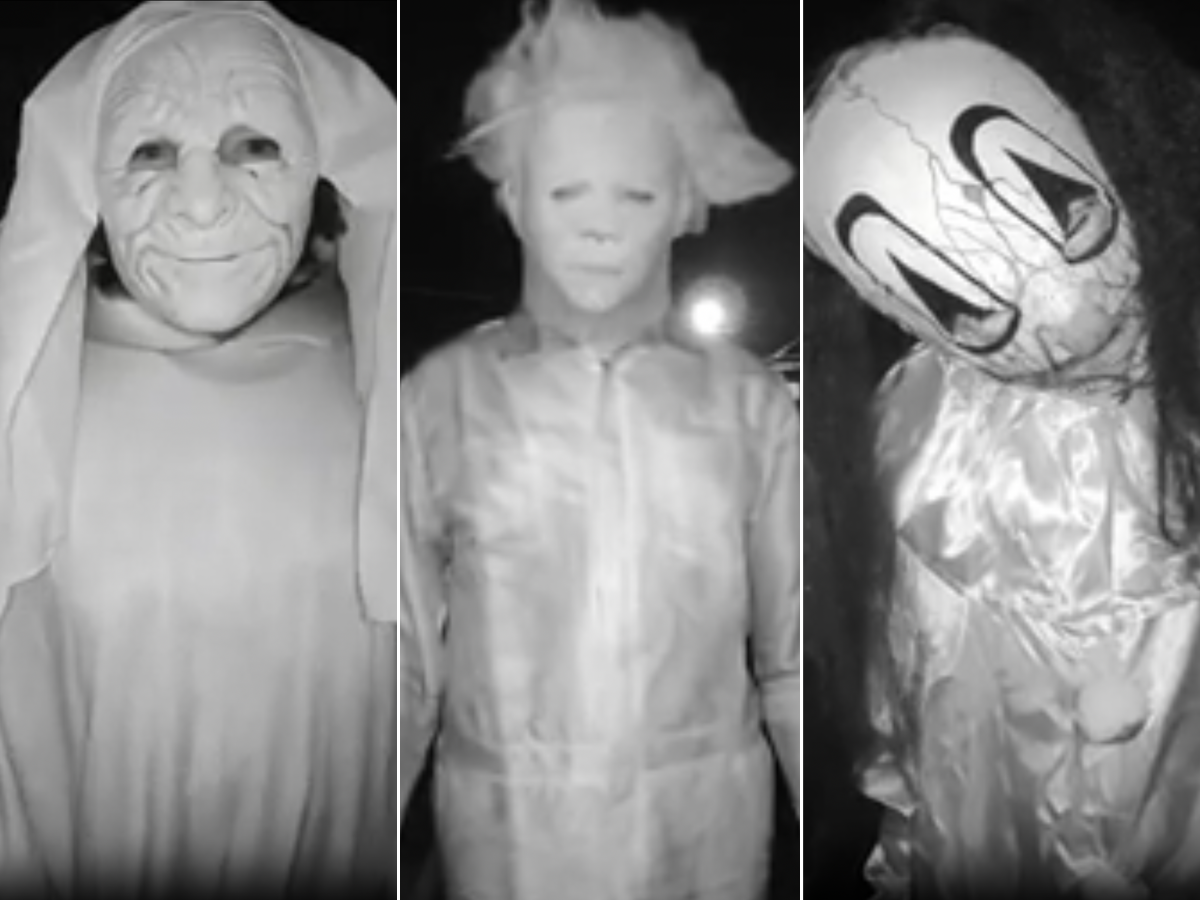 A frightening encounter involving masked individuals making threats to a woman in Alexandria, Virginia turned out to be her family members pranking her