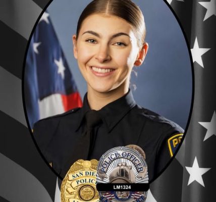 San Diego, California — A wave of grief has swept through the San Diego law enforcement community following the tragic line-of-duty death of La Mesa Police Officer Lauren