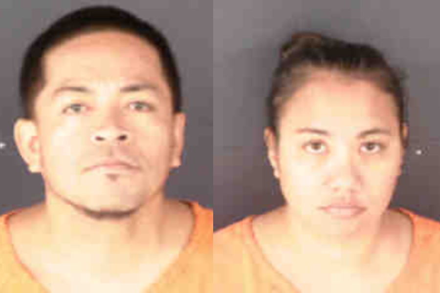 Bradley Leon Guerrero Santos and Roseanella Mendola Borja were arrested after kicking a child out of their car on a Florida highway, along with a bag of guns and cash.