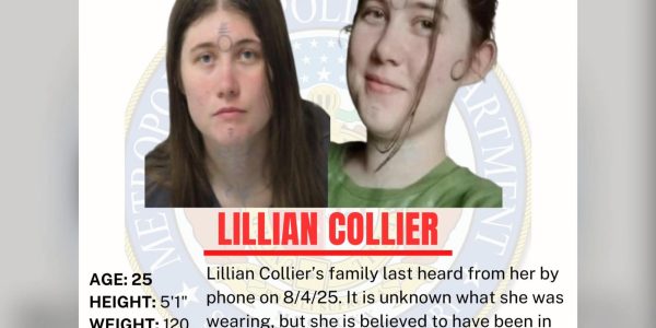 St. Louis, Missouri: Lillian Collier, 29, was last heard from by her family on August 4, 2025. Authorities report that she may have been in Downtown St. Louis at the time, though her exact location and attire remain unknown.