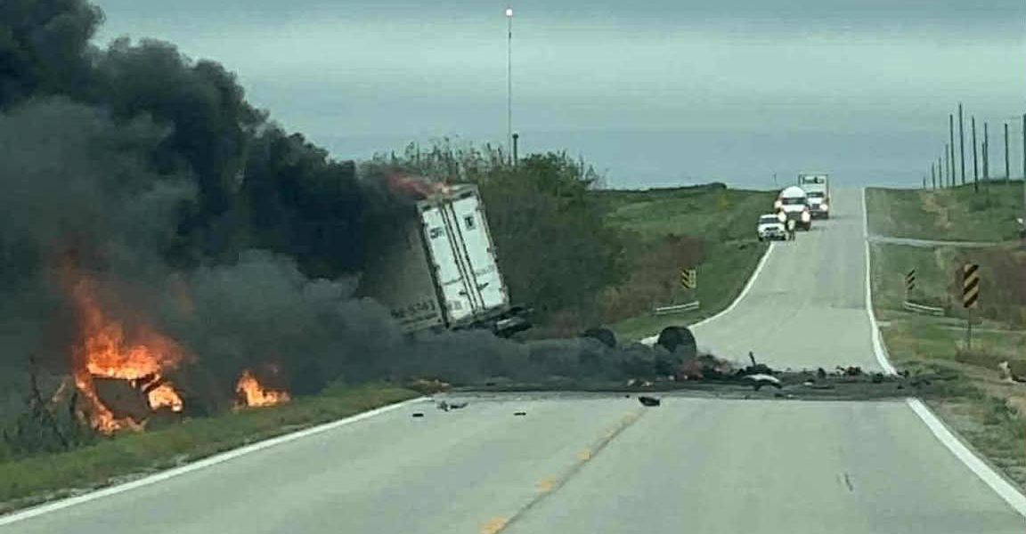 Sumner County, Kansas — Fatal Crash Reported on U.S. 160 at Hillside, Highway Closed Between Wellington and Oxford