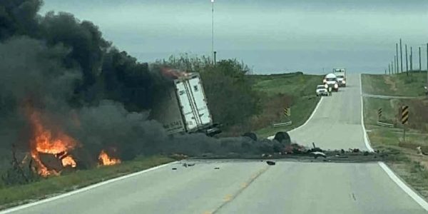 Sumner County, Kansas — Fatal Crash Reported on U.S. 160 at Hillside, Highway Closed Between Wellington and Oxford