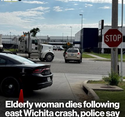 Wichita, Kansas — An elderly woman has died following a traffic collision at the intersection of Central and Goebel, just east of Webb Road, Wichita, authorities confirmed Thursday afternoon.