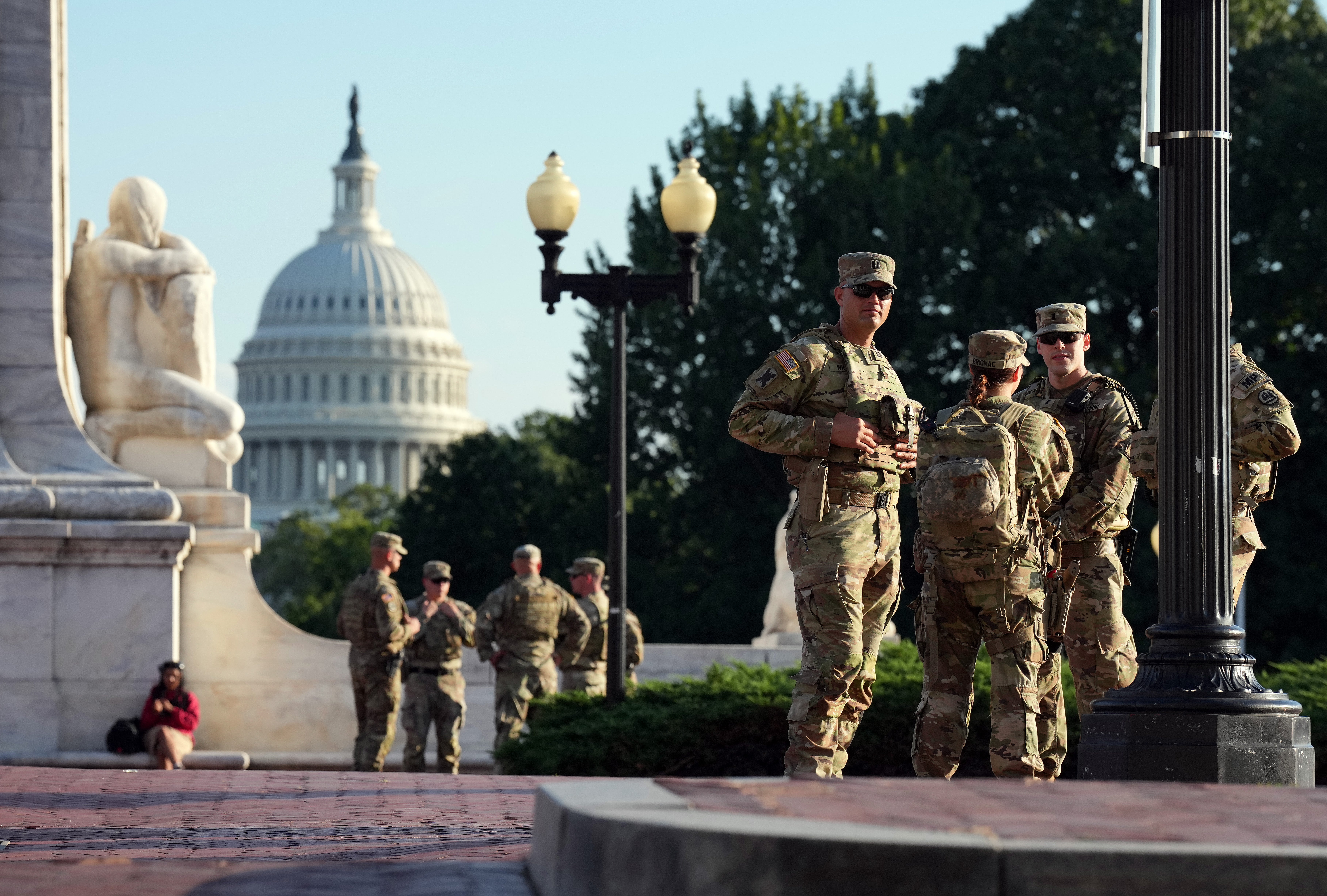 O’Hara said his protests and TikToks were not meant to mock the National Guard members in DC