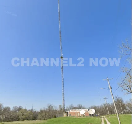 AFFTON, MO — High-Angle Rescue Underway After Teen Climbs 900-Foot KSDK TV Transmission Tower