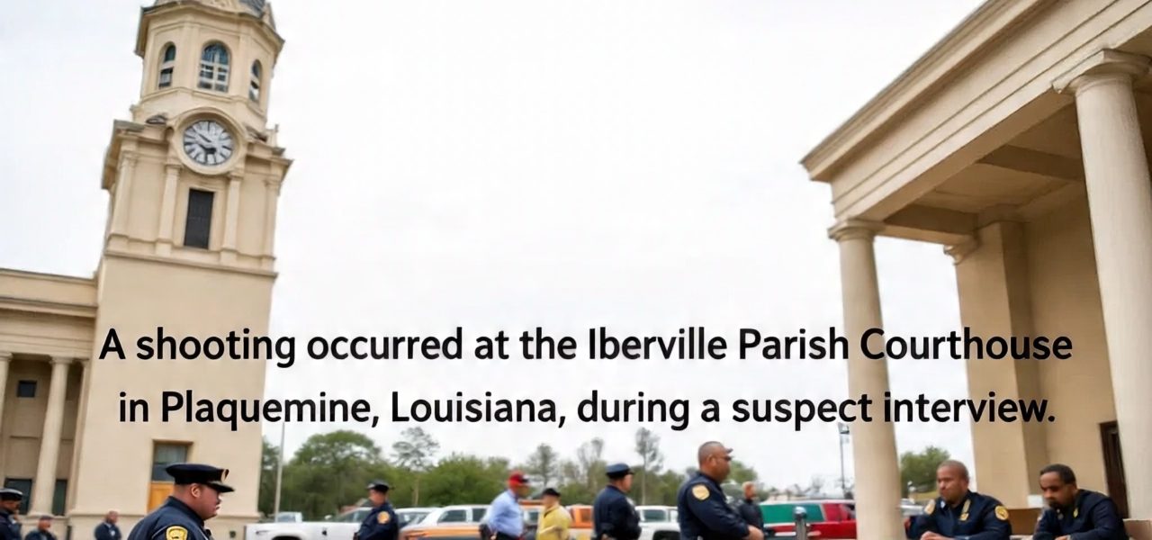 Plaquemine, Louisiana — Shooting Erupts Inside Iberville Parish Courthouse During Suspect Interview