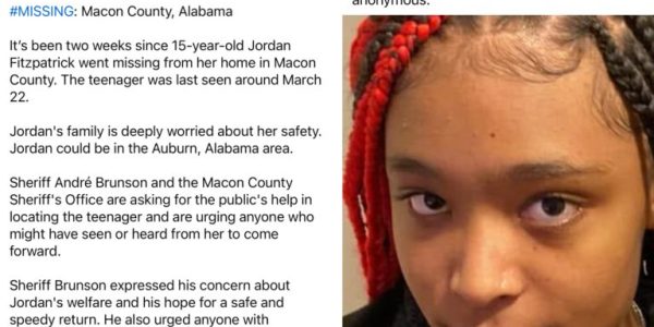 MONTGOMERY, Ala. — The family of Jordan Lashelle Fitzpatrick, a teenager from Tuskegee who disappeared more than two years ago