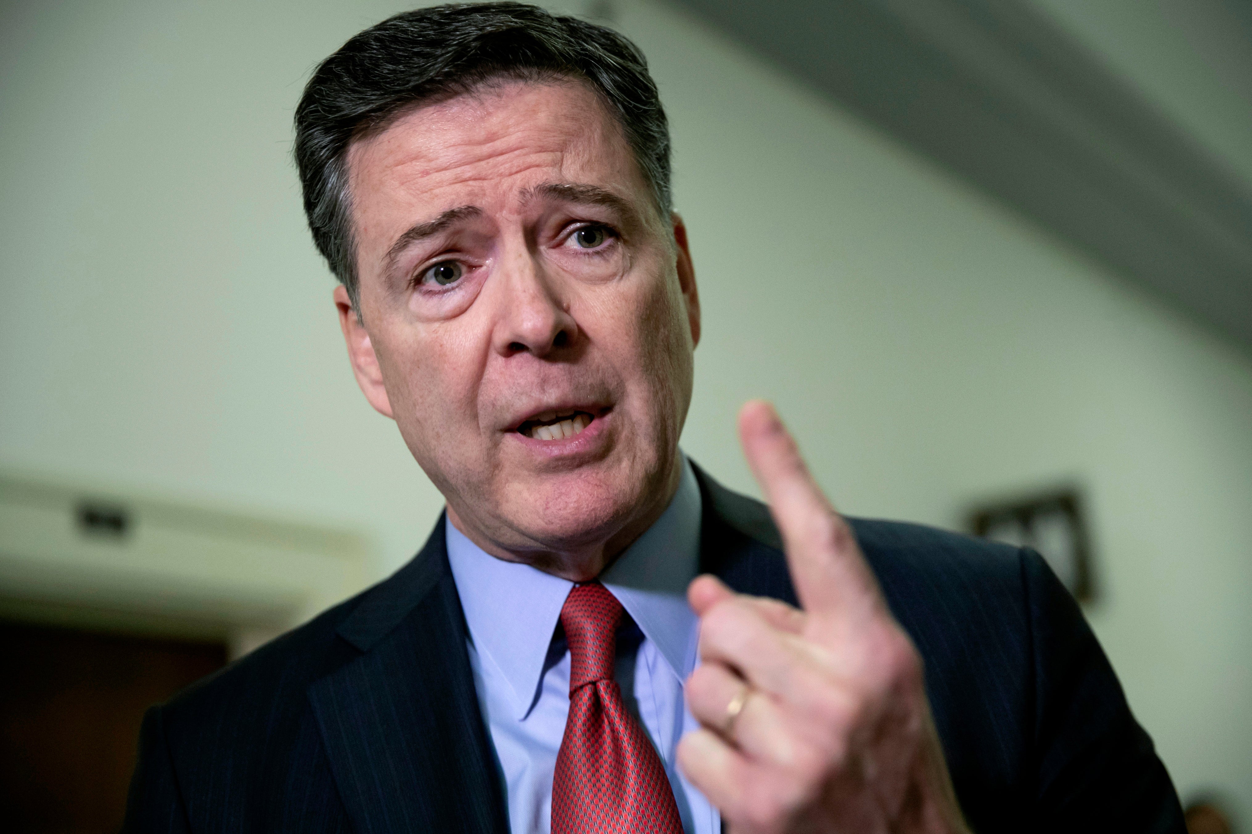 Comey’s lawyers pointed to Trump’s long history of public statements denouncing the former FBI director and calling for him to be jailed