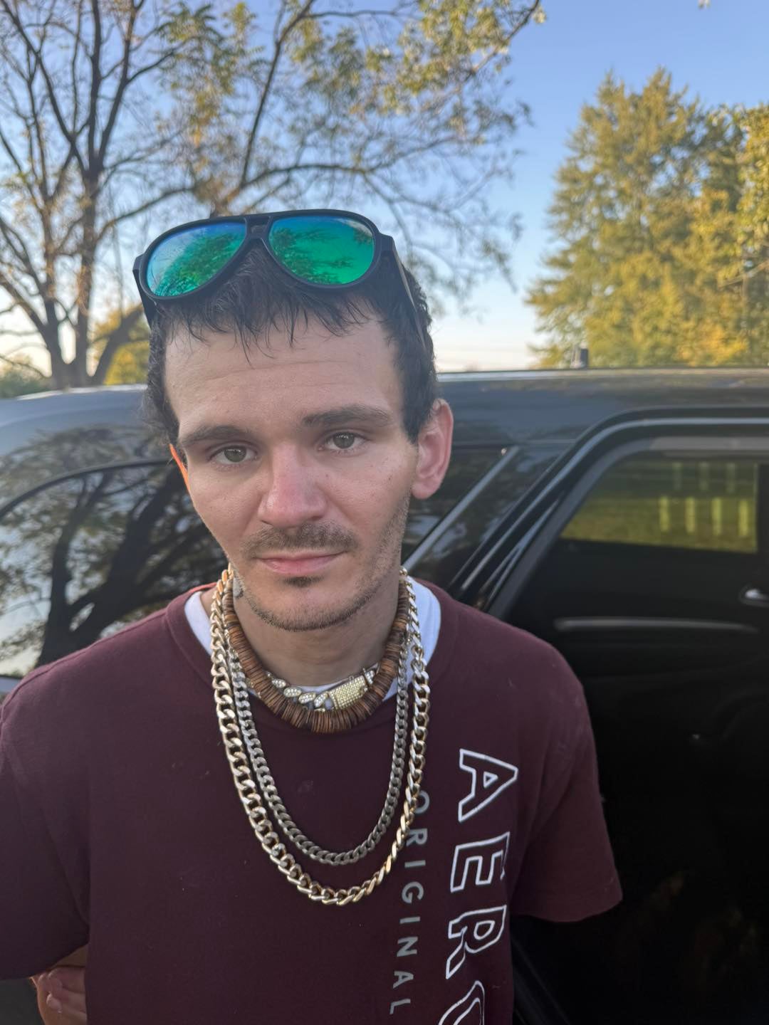 Anguiano and the other suspect, Justin Flint, pictured, were charged with burglary and theft