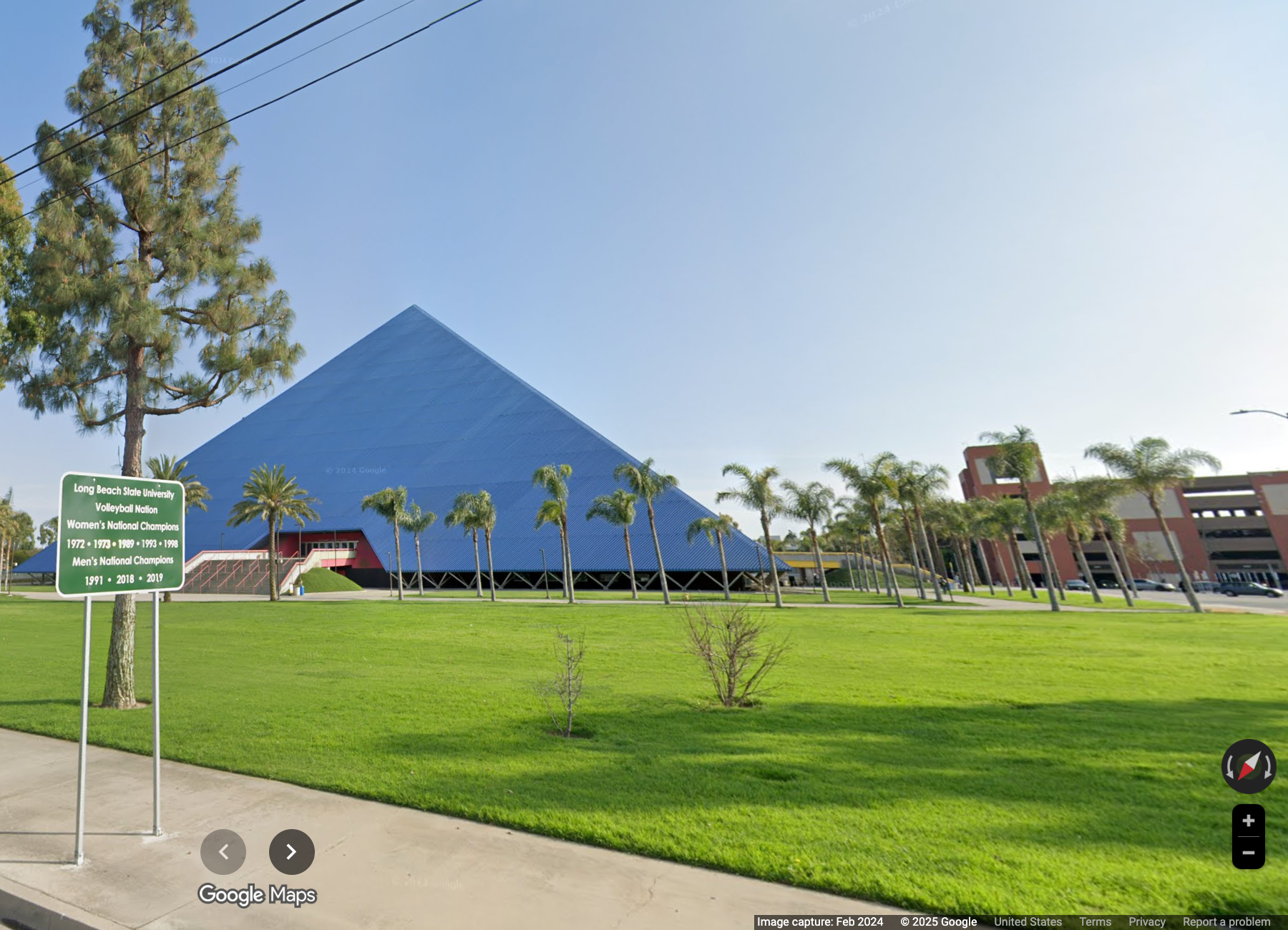 The Walter Pyramid at California State University, Long Beach. A CSULB student, Spencer Timms, 22, was killed in a stabbing at a nearby commercial district on October 5
