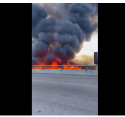 Kansas City, MO – Emergency crews are responding to a massive, multi-structure fire near East 30th Street and Cole Street, where thick plumes of smoke and towering flames have been seen rising into the night sky.