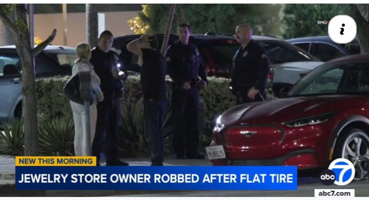 Woodland Hills, California — Jewelry Store Robbed of Hundreds of Thousands in Bold Daylight Heist