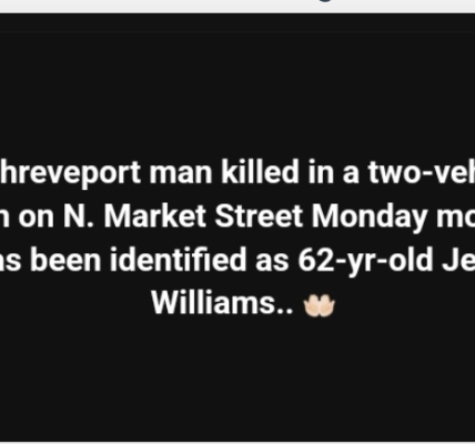 Shreveport, Louisiana – The quiet morning along Poleman Road turned tragic on Monday when Jerry Williams, 62, was killed in a violent head-on collision that left his truck mangled and the community in grief.