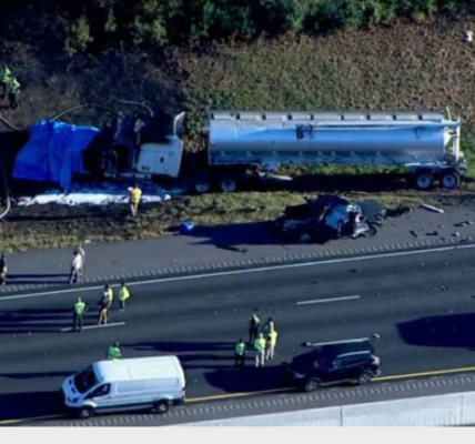 Jackson County, Georgia — Eight people, ranging in age from two to 42, were killed Monday afternoon in a horrific multi-vehicle crash on I-85 northbound when their van was rear-ended by an 18-wheeler