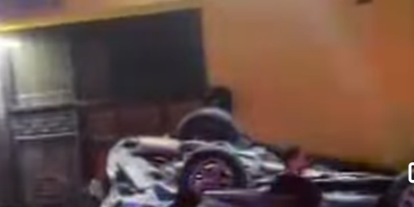 South Gate, California – Two cars collided in a fiery crash overnight, leaving a chaotic scene on one of the city’s busiest streets.