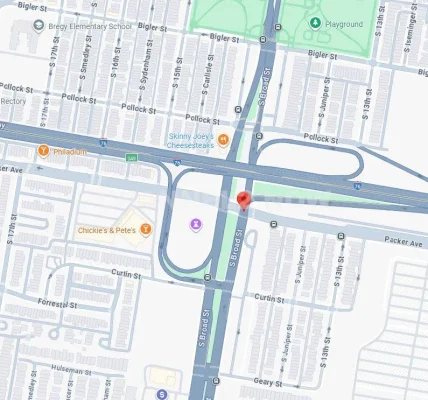 Philadelphia, Pennsylvania – A male victim was critically wounded after a shooting and vehicle crash near Broad Street and Packer Avenue in South Philadelphia on Wednesday evening. The incident created a chaotic scene as authorities responded
