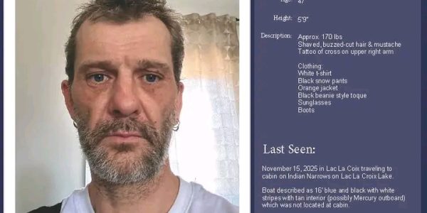 Missing Person Alert: Search Intensifies for Peter Buckle, Lac La Croix Man Missing