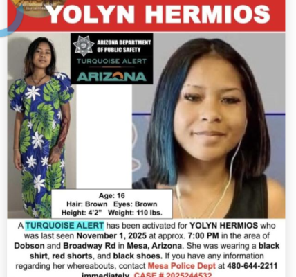 Mesa community unites in search for missing teen Yolyn Hermios
