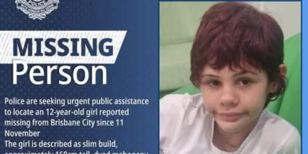 BRISBANE, Australia — Urgent Search Underway for Missing 12-Year-Old Girl Last Seen in City