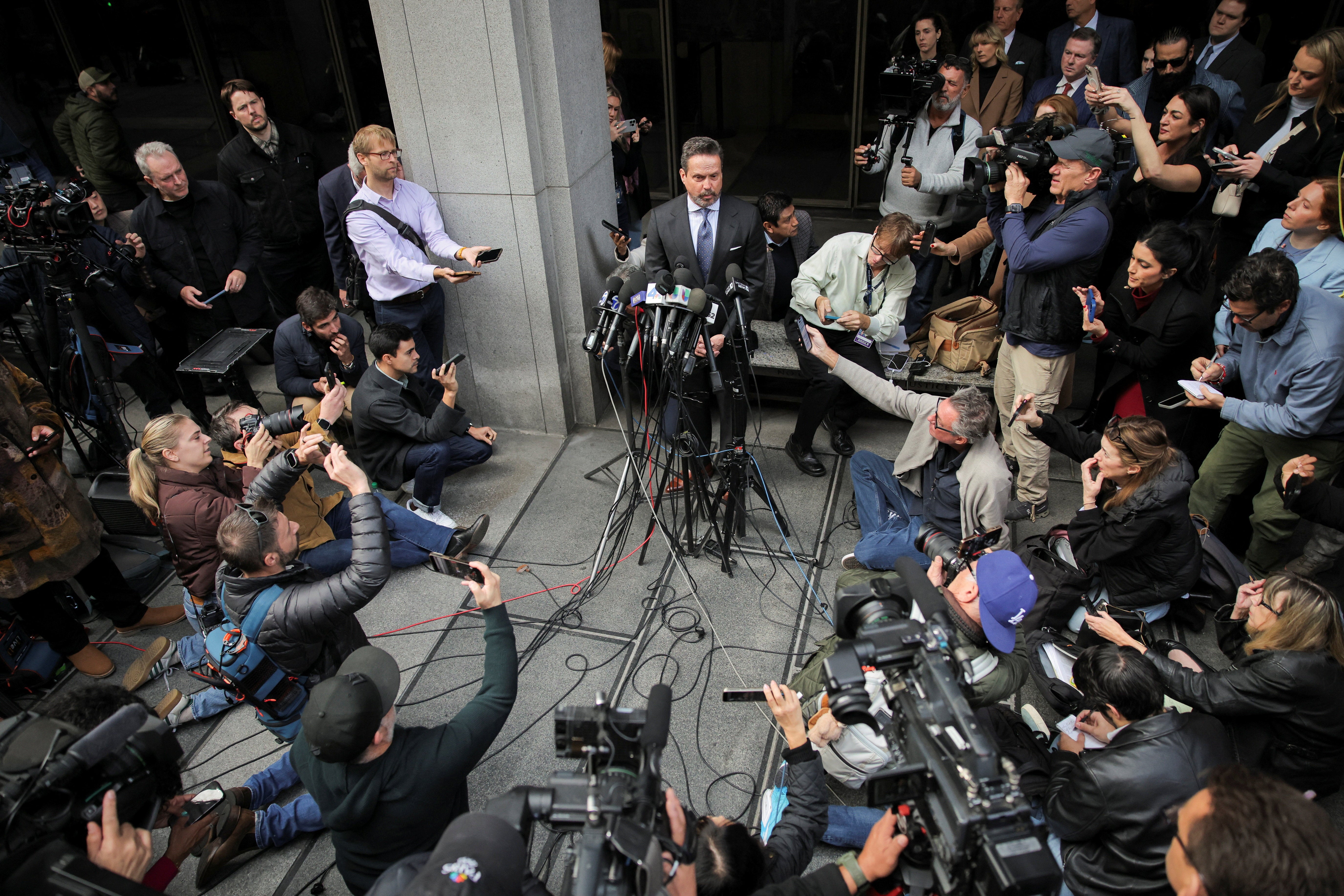 Reiner appeared briefly at Los Angeles Superior Court in downtown LA Wednesday morning, but did not enter a plea