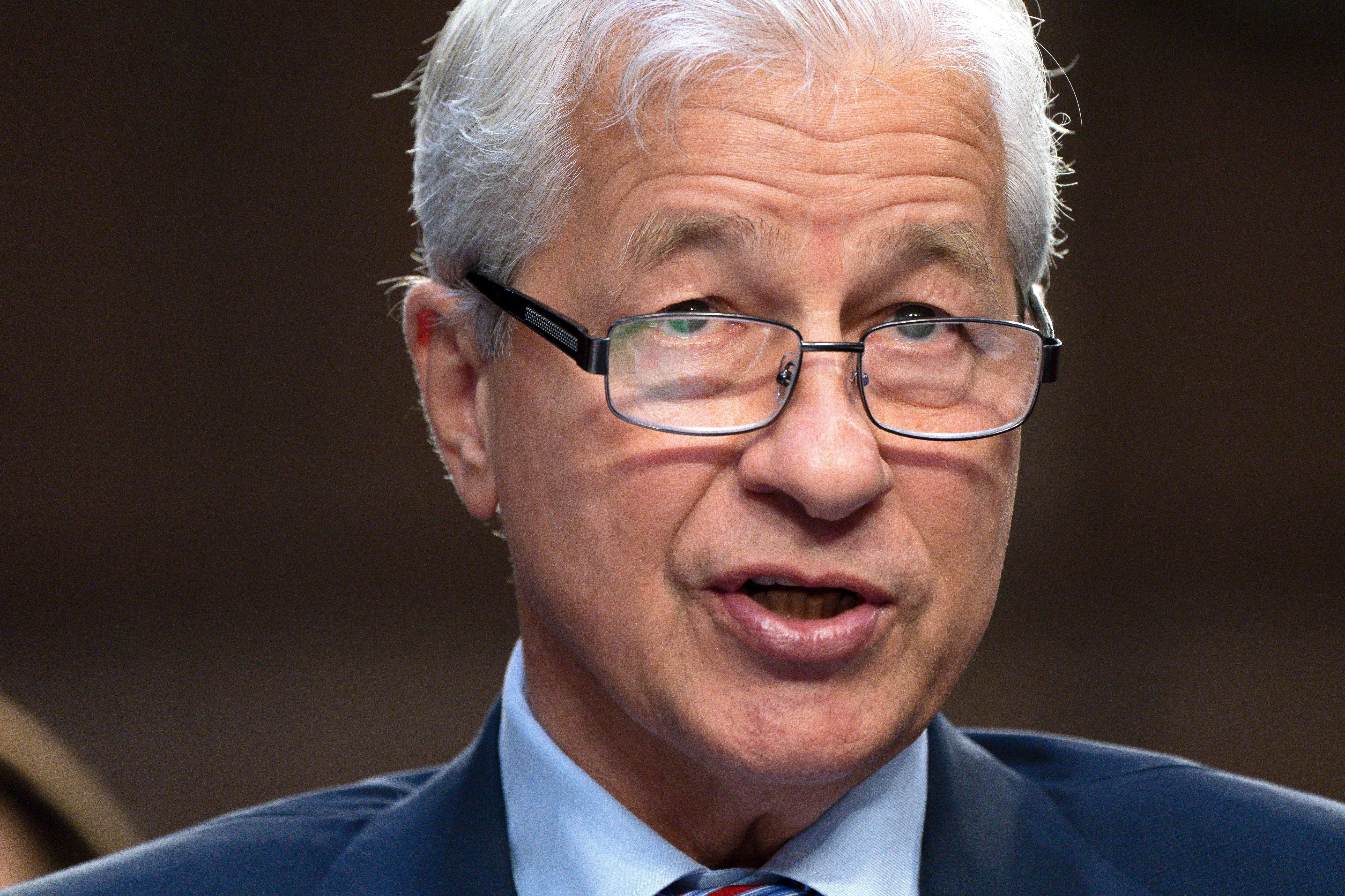 JPMorgan Chase CEO Jamie Dimon said he did not recall ever hearing about Epstein until after his arrest in 2019