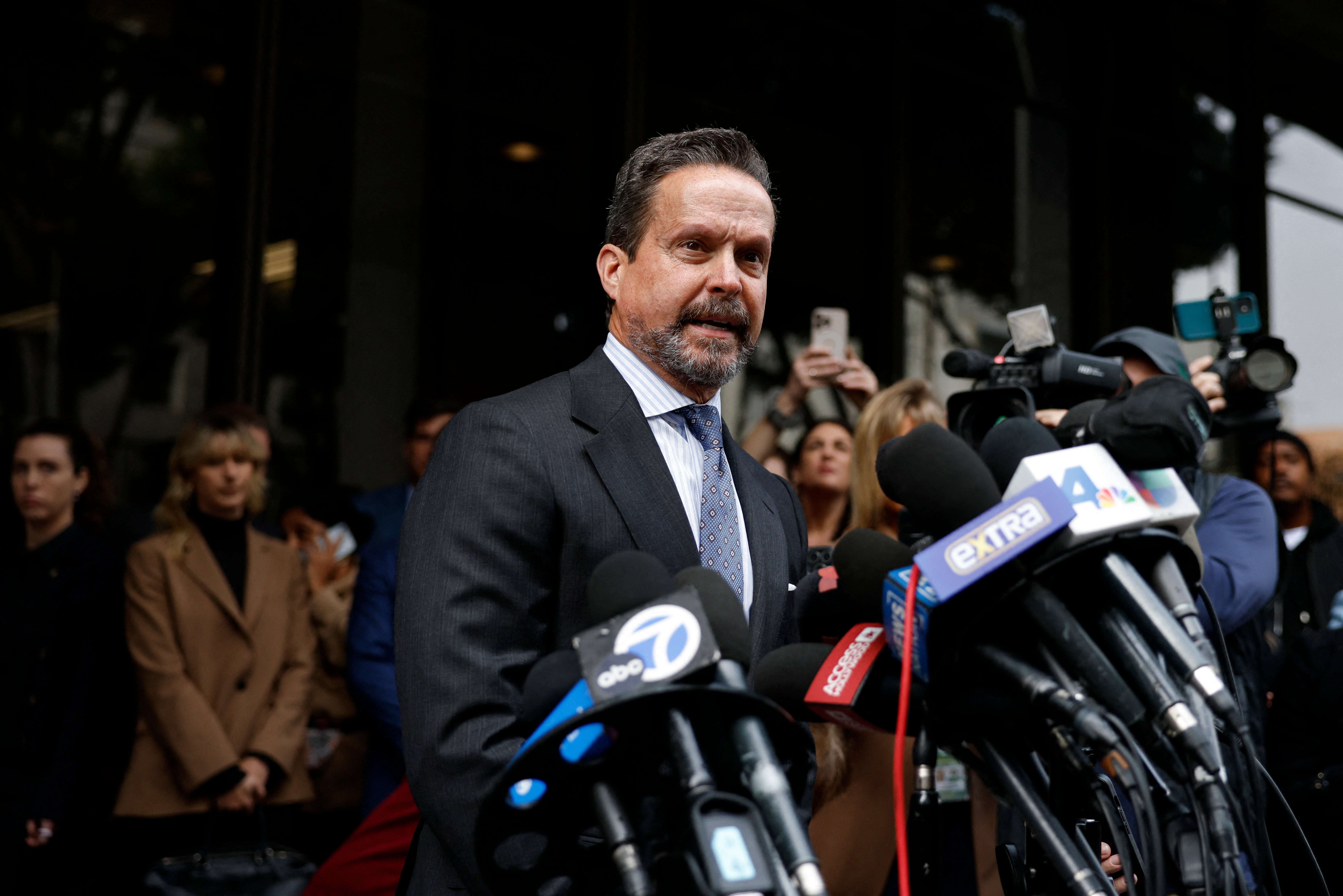 Reiner’s arraignment has been postponed to January 7, at the request of his attorney, Alan Jackson, who said it was ‘too early’ for a plea to be entered