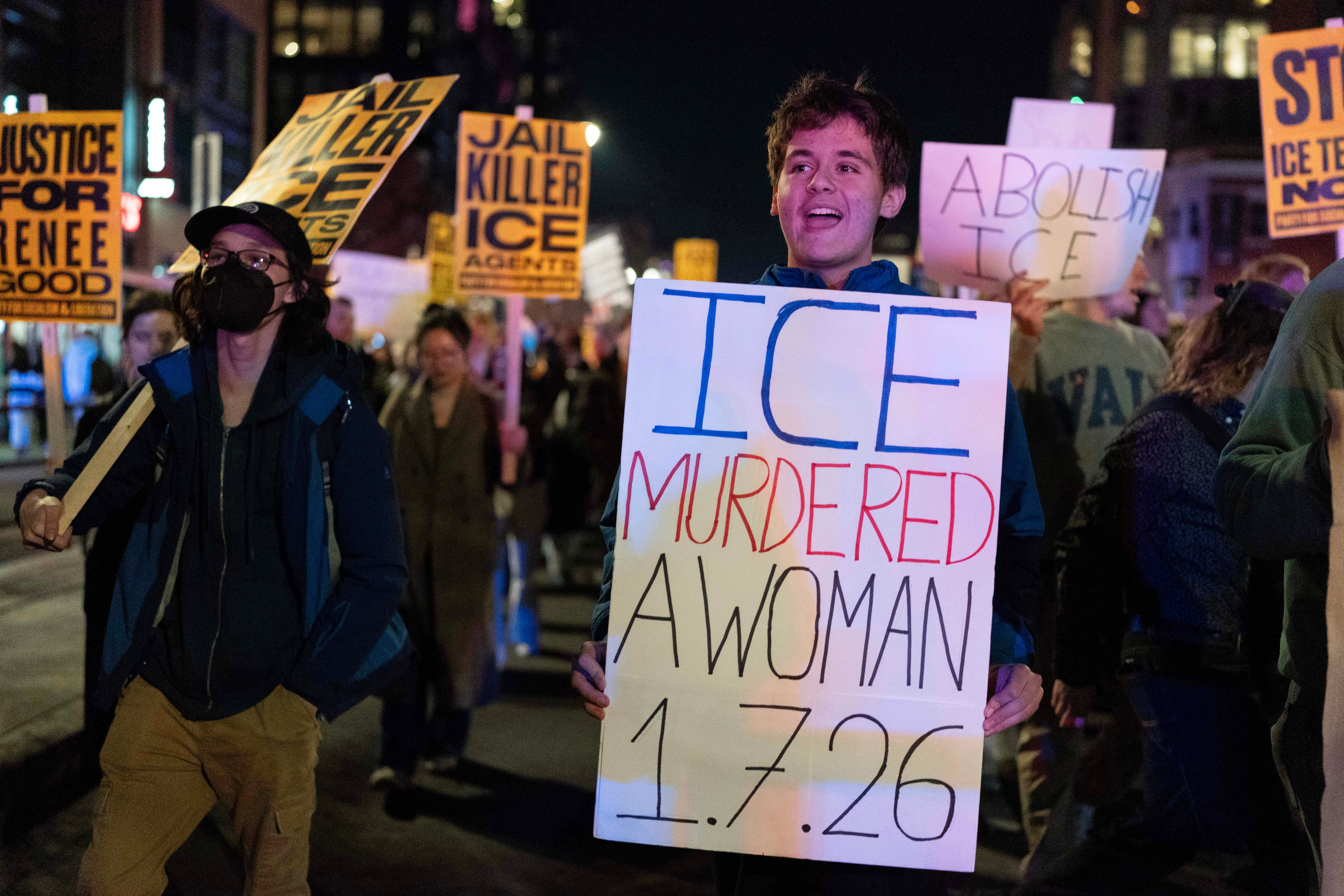 Good’s killing has sparked mass demonstrations in Minnesota, as residents call for ICE to leave